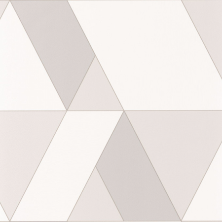 Geometrikus, háromszög mintázatú tapéta, drapp színben TANGRAM 86521325