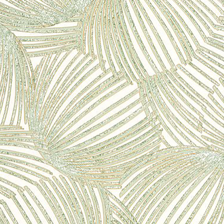 Kagyló mintás tapéta, világoskék,  világos, zöld színben Pampelonne  87427089 TAPÉTA