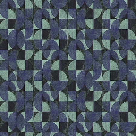 Kék zöld geometrikus tapéta Khroma SPI005